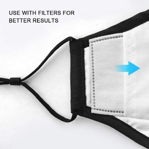 Brand New Face Masks 4 Units/8 Free Filters - Picture 2 of 3